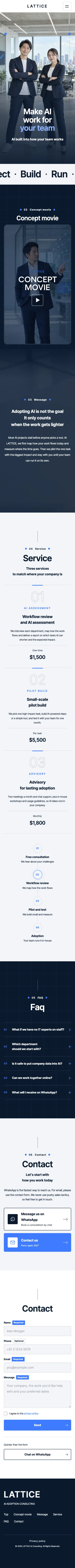Pattern 02 Corporate website